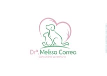 Logomarca - Consultório Veterinário Dra Melissa Correa